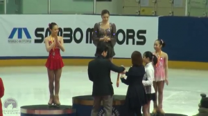 YUNA KIM 2013 Korea National Championship Victory Ceremony